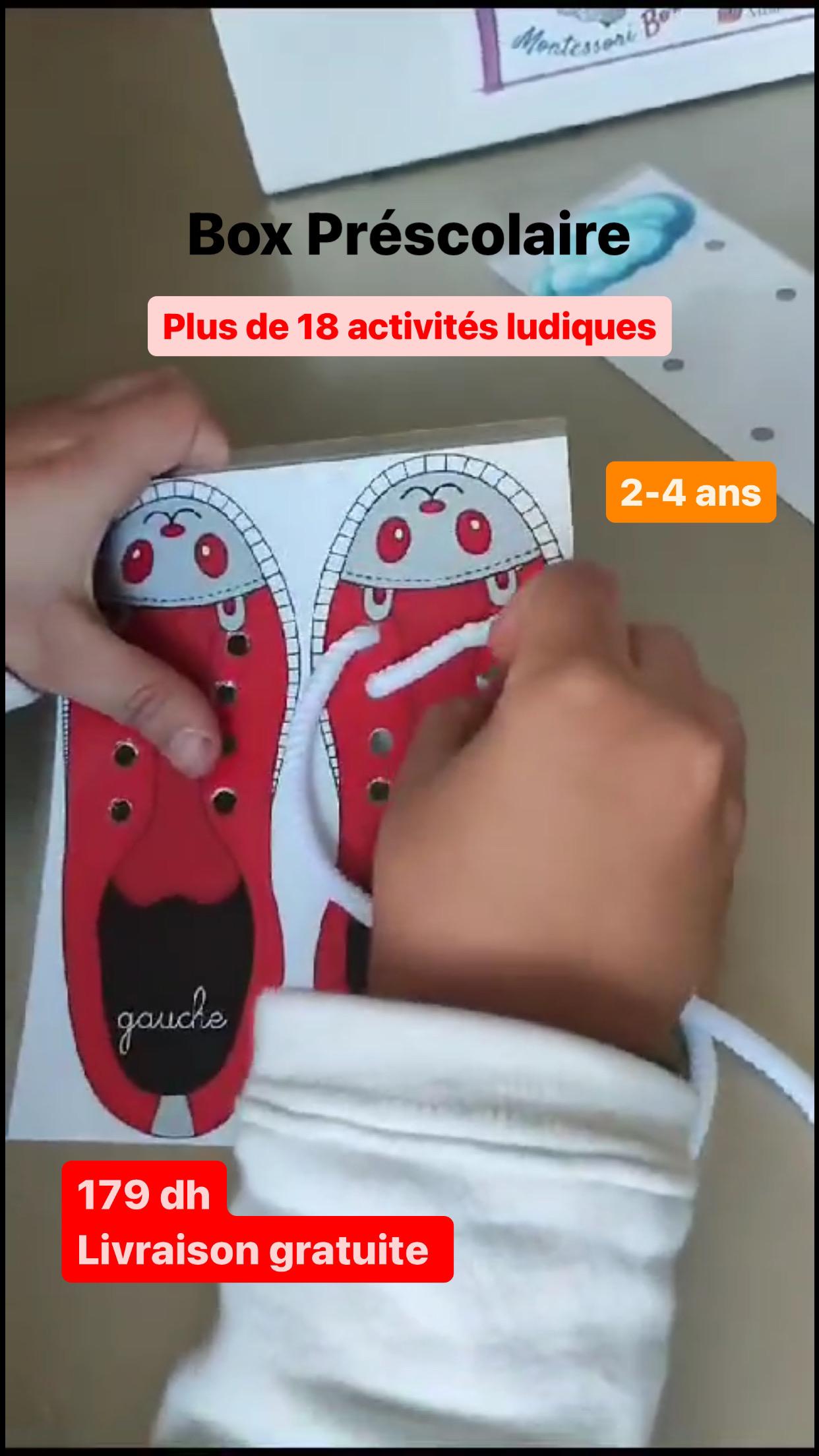 Box Montessori Préscolaire 2-4 ans 