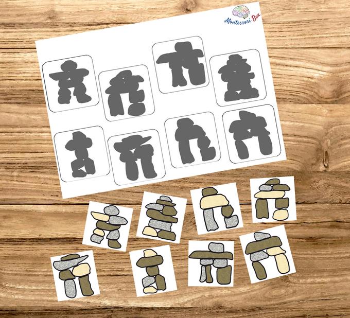 Box Montessori de discrimination visuelle 3-6 ans 