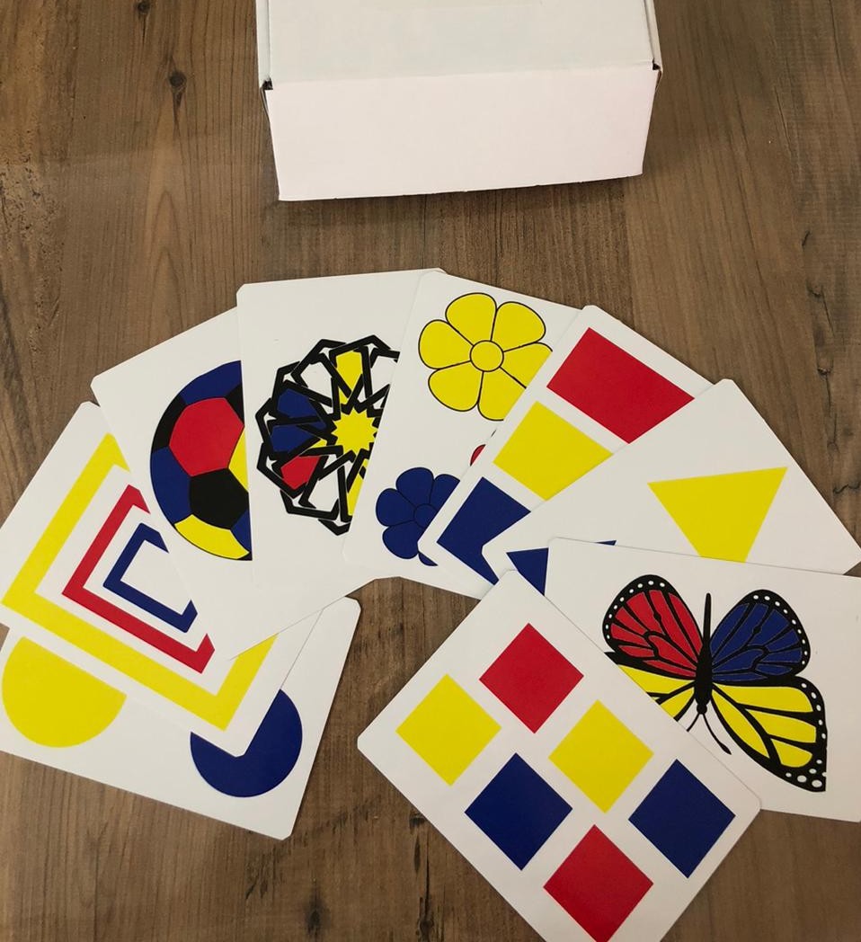 Cartes à motifs contrastés - 72 motifs pour éveil des bébés