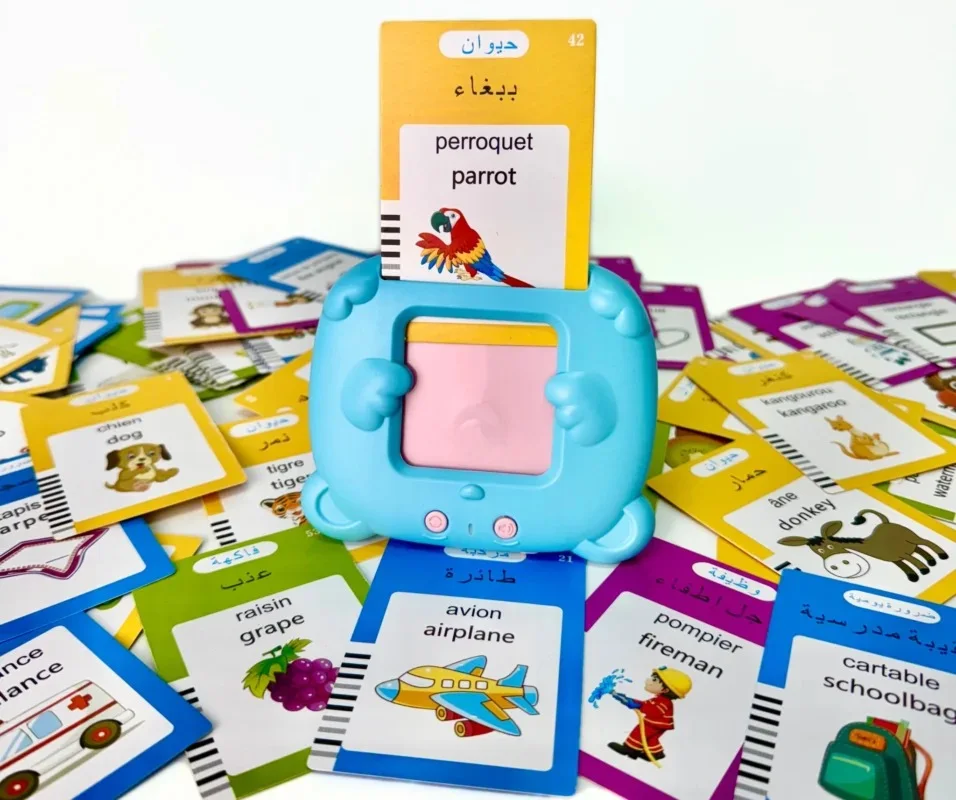 Lecteur de cartes  3 Langues = Arabe - Français - Anglais