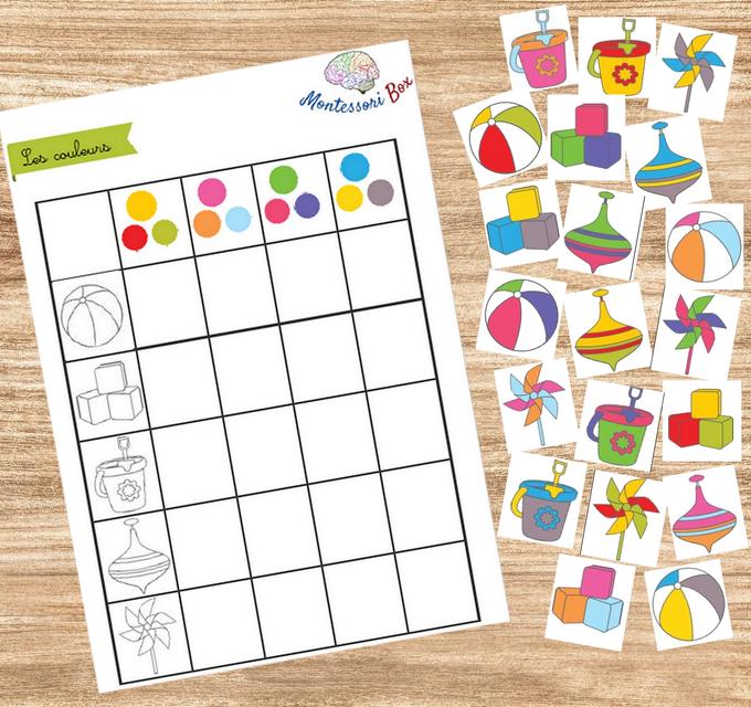 Box Montessori de logique 3-6 ans 