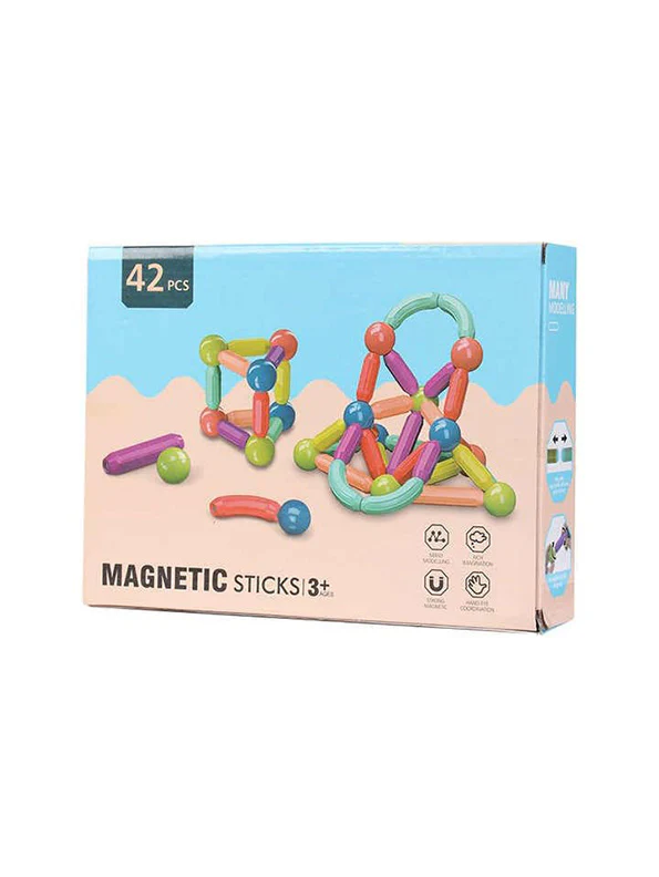 Jeu d'assemblage magnétique 42 pcs