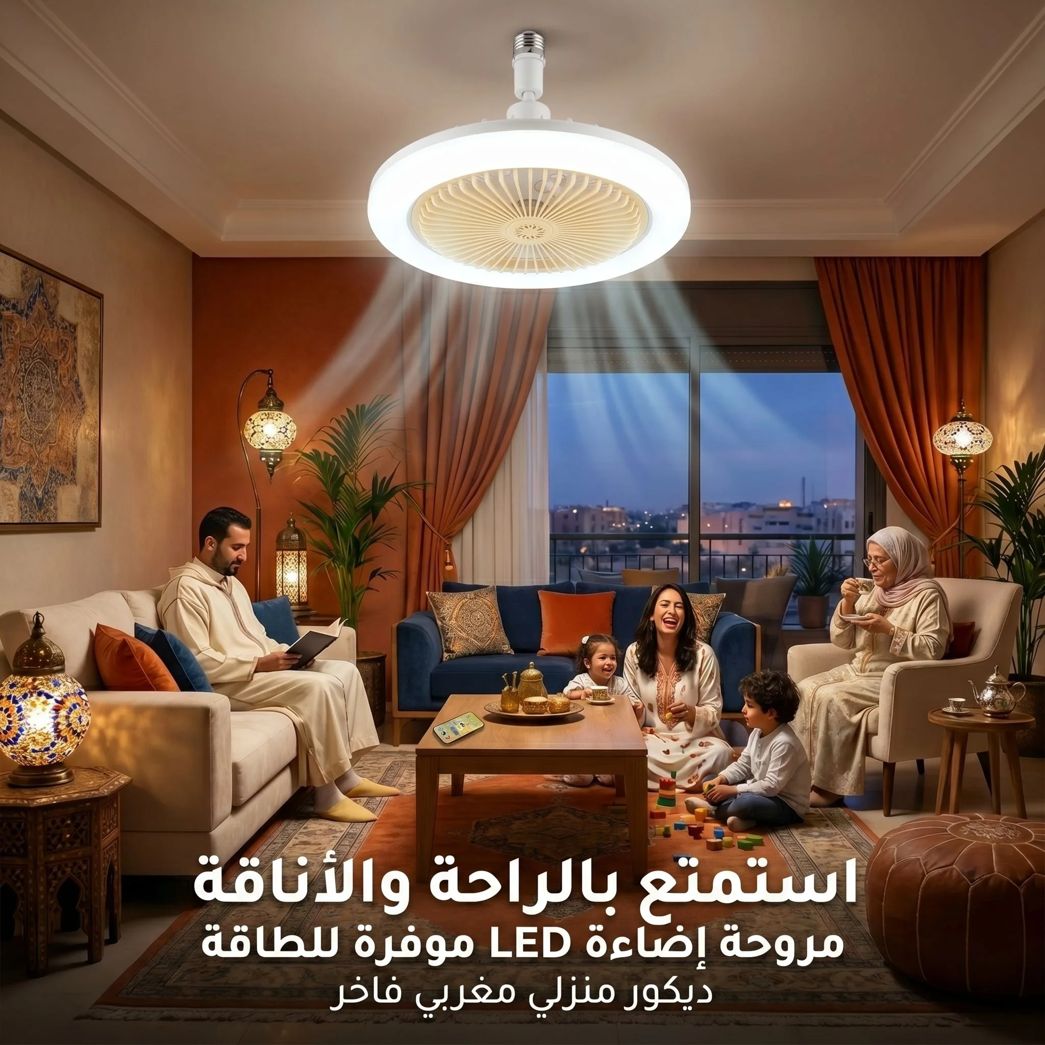 الحل الذكي للتبريد والإضاءة في جهاز واحد