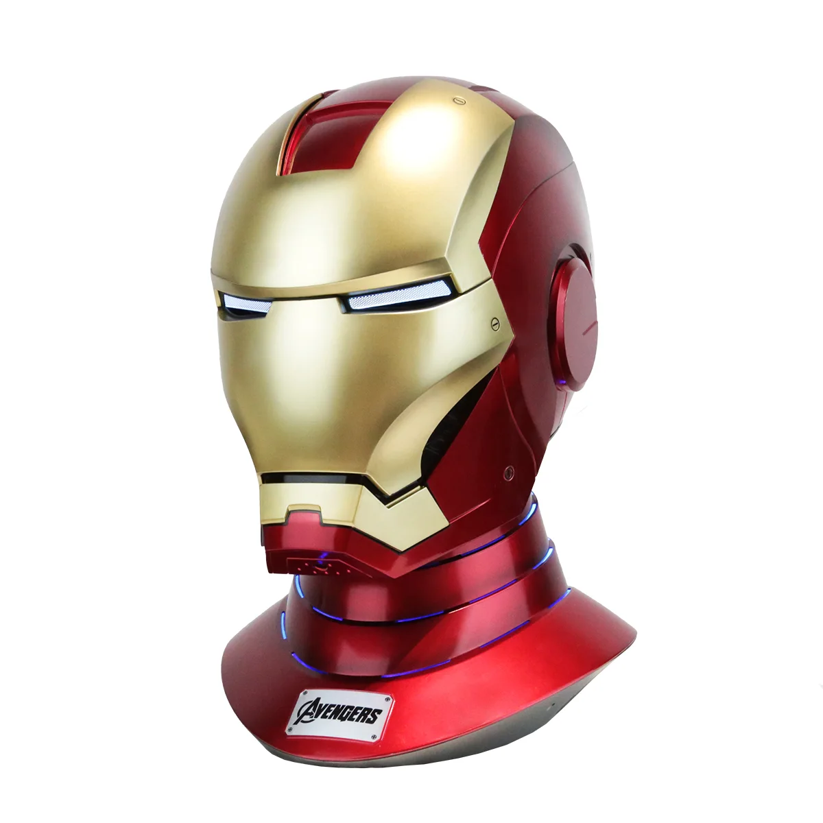 Marvel X Pucloce Iron Man Mk7 Helmet Voice Touch Control Mask With Remote Control D0844