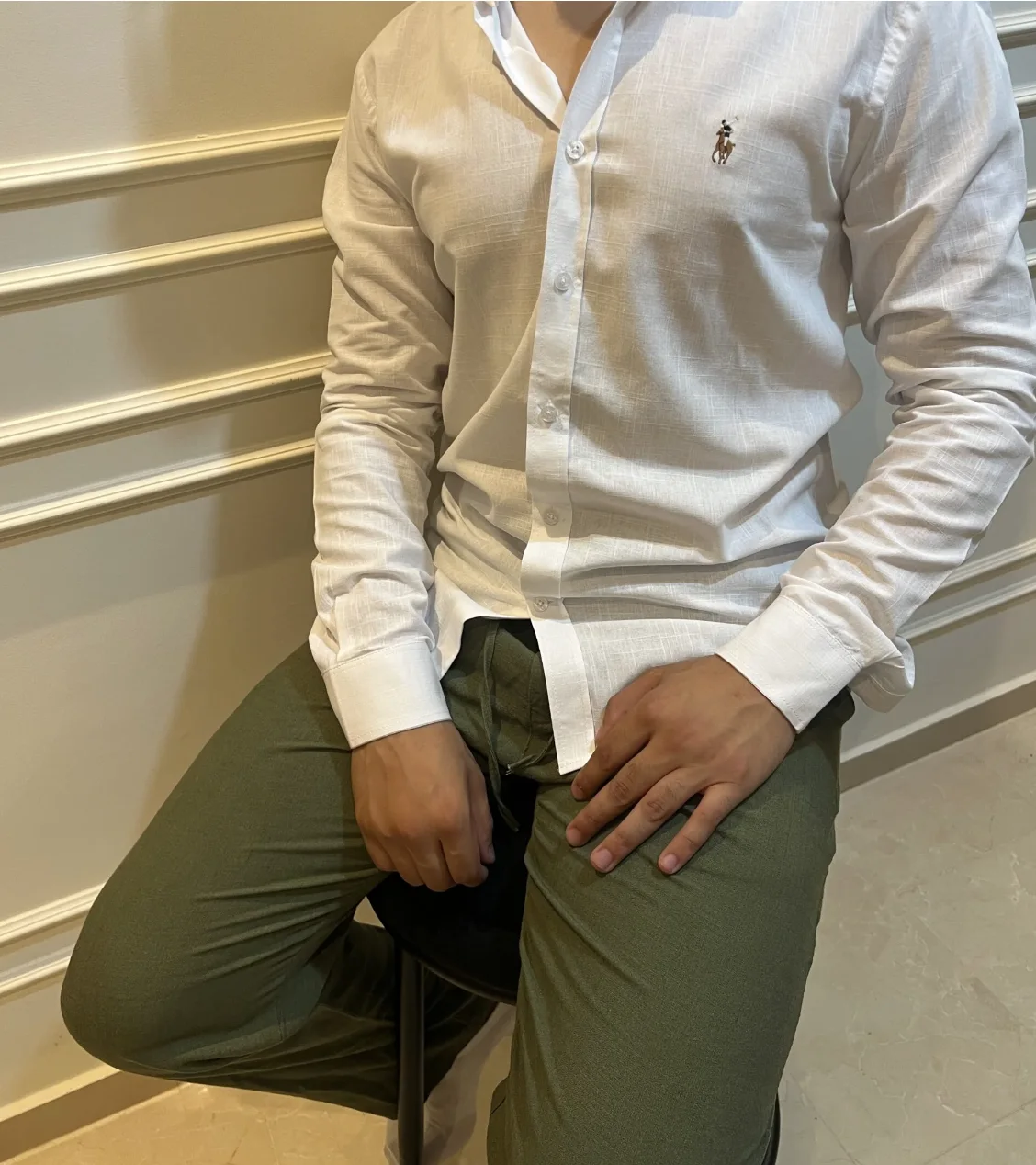 Chemise Ralph Lauren en lin