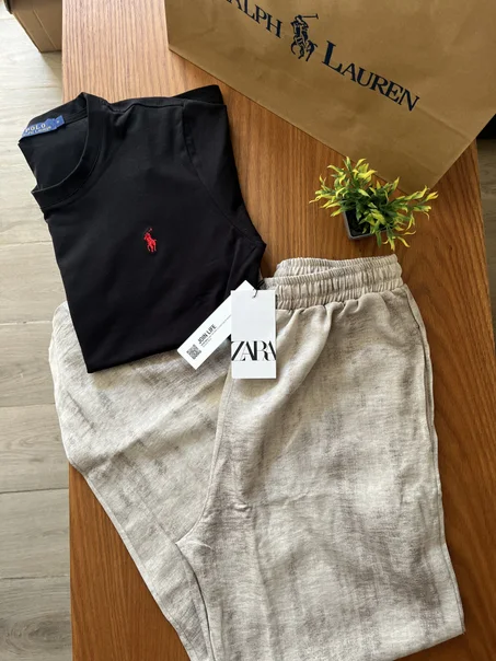 PACK T-shirt RL +  Pentalon en lin 100%