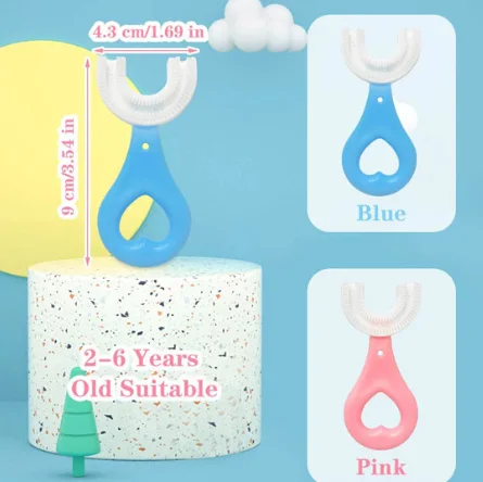 Kids ToothBrush U-Shaped - Heart