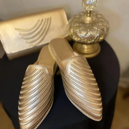 Babouche Amwaj Bronze | شربيل أمواج  برونز