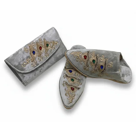 Babouche Aouina Gris | شربيل عوينة رمادي