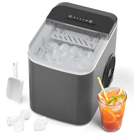mini ice maker machine, portable ice cube maker 220V, countertop ice maker bullet ice, smart ice maker kitchen, fast ice maker home bar, compact ice cube machine