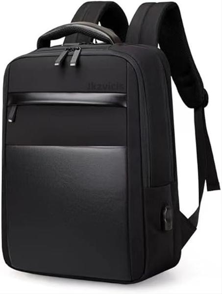 16in laptop bag,Black Backpack with USB Charging Port，Travel Laptop Bag,Backpack for Laptop,Lightweight and Waterproof, Unisex Shoulder Laptop Bag，Travel bag Brand: Jkzvicis