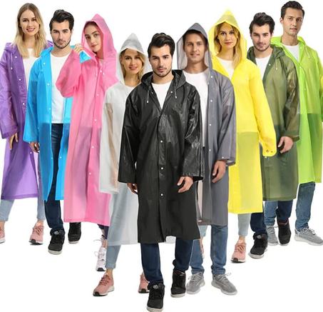 معطف مطر سميك ومقاوم للماء