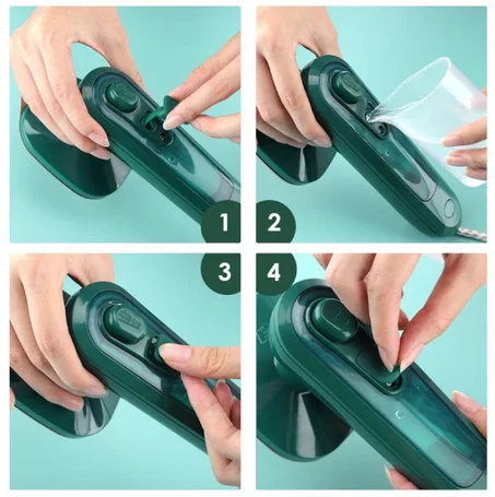 مكواة بخار صغيرة احترافية ، مكواة سفر صغيرة محمولة للملابس ، مكواة بخار صغيرة محمولة للكي الجاف والرطب.