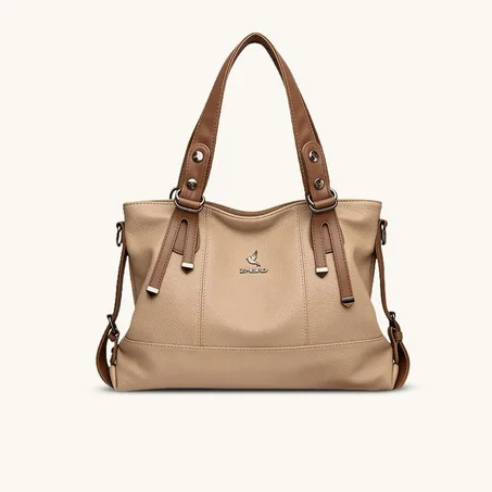 ( KANGAROO   -   M15 Khaki ) حقيبة جلدية أنيقة… تناسب يومك بكل ثقة