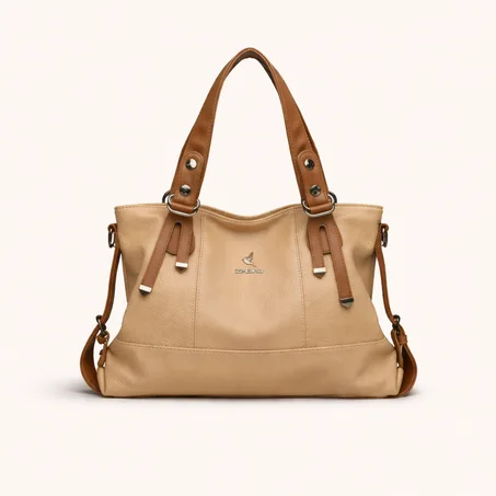 ( KANGAROO   -   M15 Khaki ) حقيبة جلدية أنيقة… تناسب يومك بكل ثقة