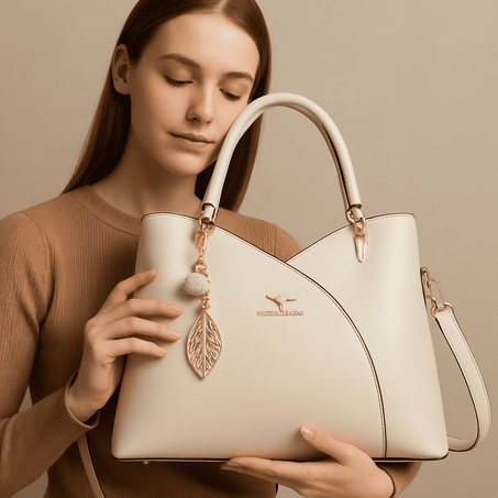 حقيبة نسائية ماركة (Kangaroo-m13) الأسترالية من الجلد الطبيعي