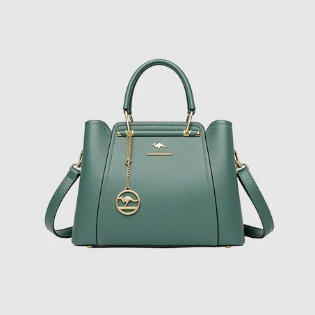 حقيبة نسائية براند أسترالي جلد طبيعي (Kangaroo-M2-Green) للباحثات عن الحرية والتقدم الجريء