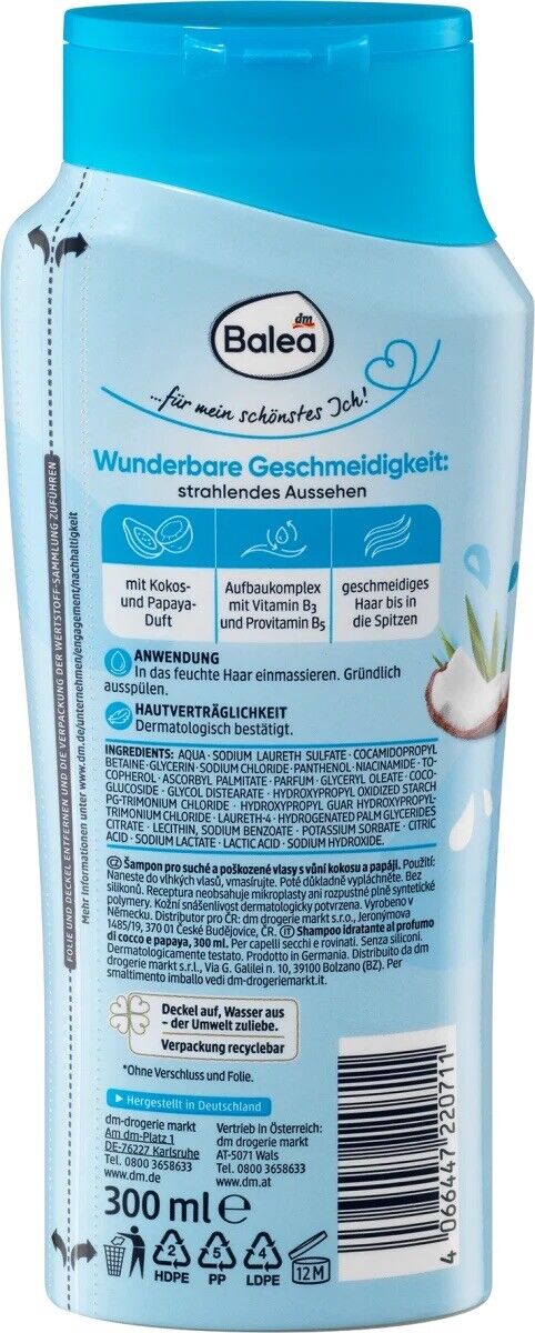 balea shampoo feuchtigkeit