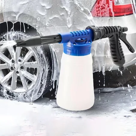 Pistolet à Mousse pour Lavage Voiture – Buse de Pulvérisation Réglable