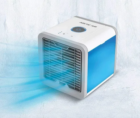 Mini climatiseur Mobile Silencieux Refroidisseur d'Air par Evaporation Recharge USB