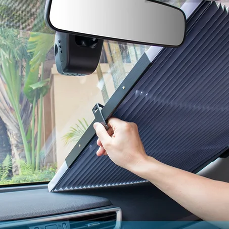 Pare Soleil Voiture Rétractable Protection Solaire Pare Brise