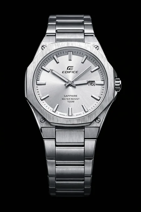 Casio Edifice – أناقة التركواز والفولاذ