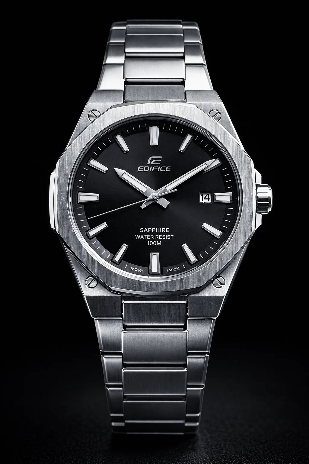 Casio Edifice – أناقة التركواز والفولاذ