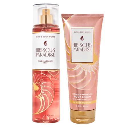 BATH & BODY WORKS - HIBISCUS PARADISE Duo Set ( 2 pcs )
