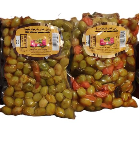 زيتون اخضر مشرمل