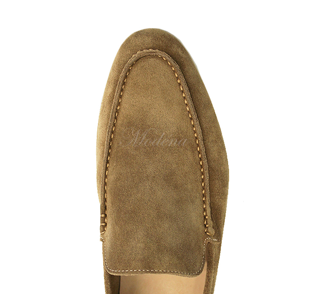 Mocassins Summer Walk en Daim Caramel