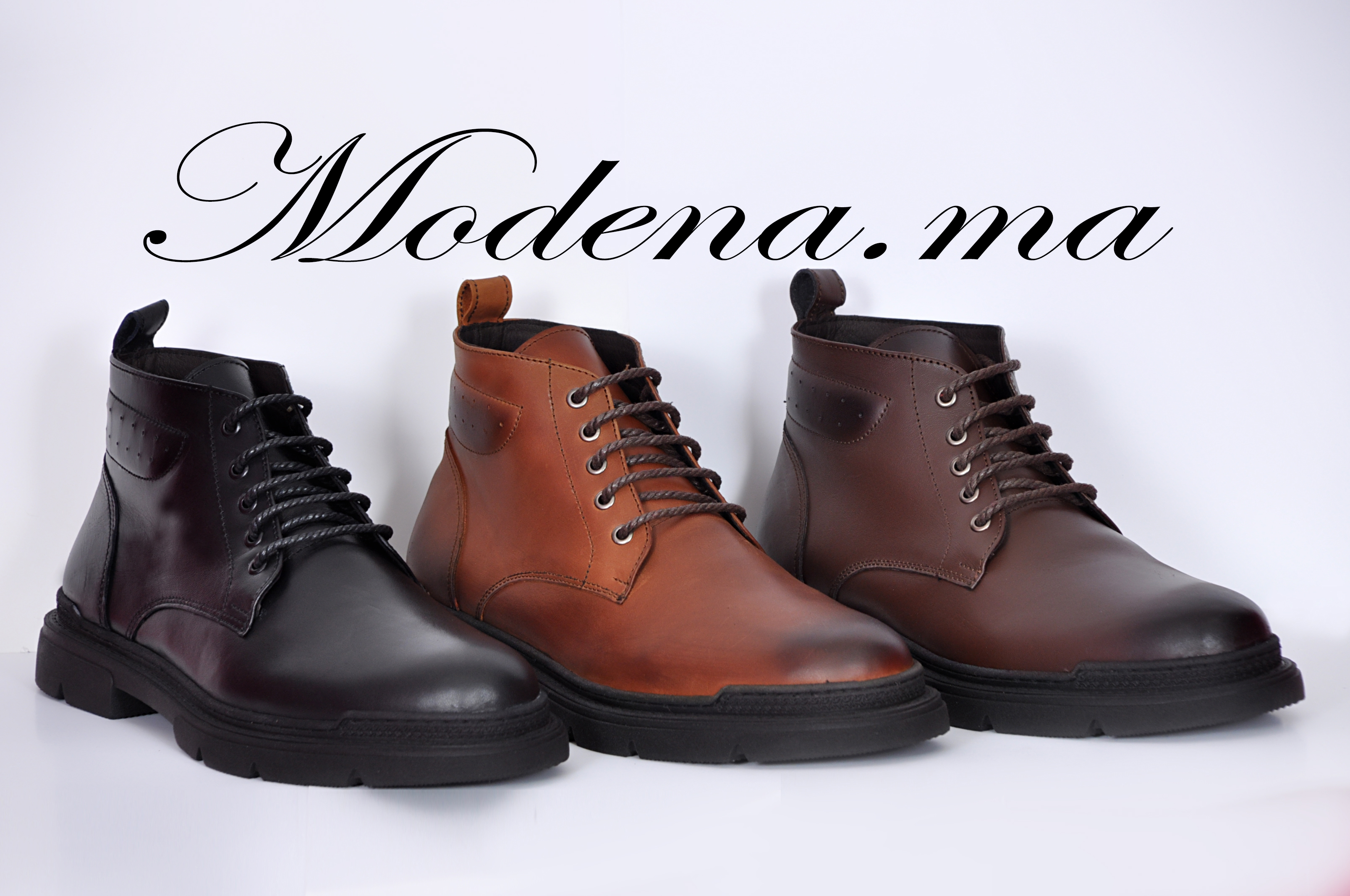 Mustang-Bottines Tabac