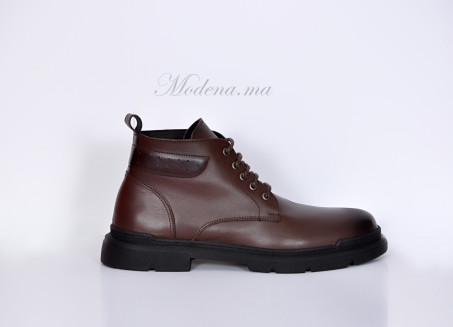 Mustang-Bottines Marron