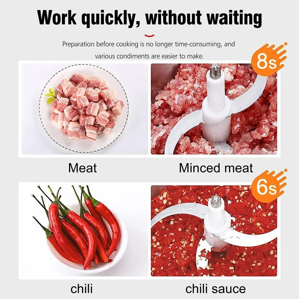 Hachoir cooking Germany 2in1-هاشوار 2كيسان واحد زاج والثاني إنوكس