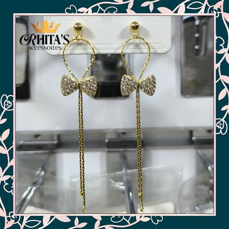 ربطة فيونكة مرصعة بكريستالات براقة