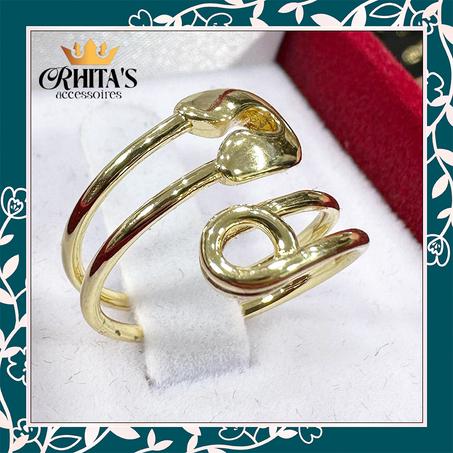 💍 خاتم مودرن بتصميم مفتوح مبتكر