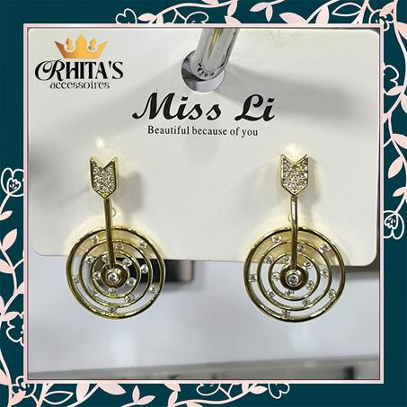 🎯✨ أقراط سهم الحب  ✨🎯