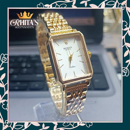 🌟 ساعة ROLEX النسائية – حين تتحول اللحظة إلى تحفة فنية 🌟