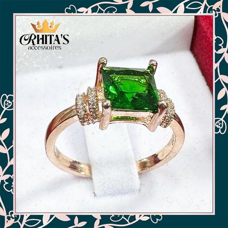 💍 خاتم زمردي فاخر