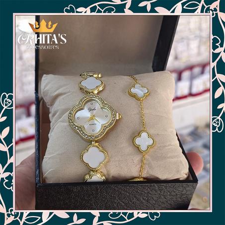 🌟 ساعة YALE البيضاء – رمز الأناقة الهادئة والأنوثة الراقية 🤍✨