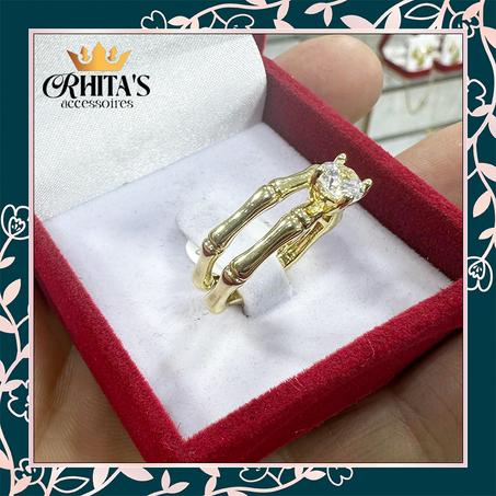  طقم خاتمين فاخر مزدوج