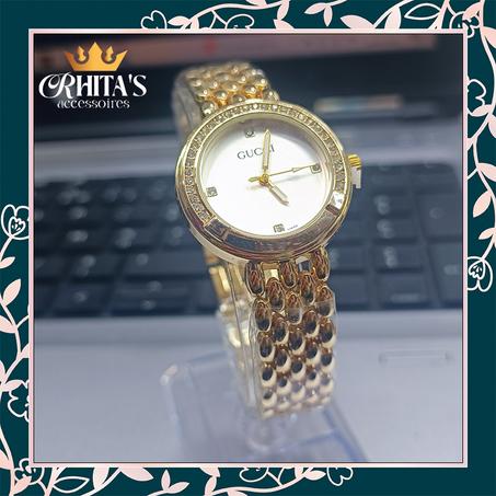 ✨💛 ساعة GUCCI النسائية – عنوان الأناقة والرُقيّ 💛✨