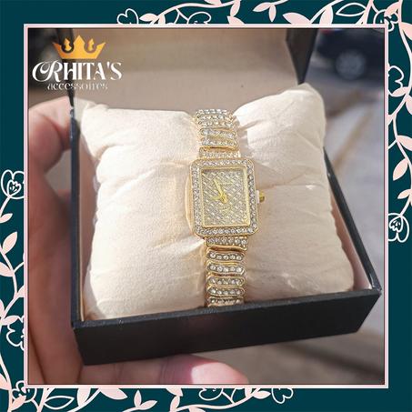 💎✨ ساعة يد نسائية فاخرة – تألقي كنجمة في كل لحظة! ✨💎