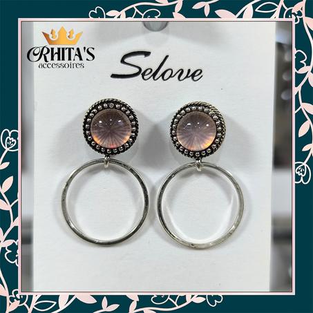 أقراط بتصميم ناعم ورومانسي  🌸✨