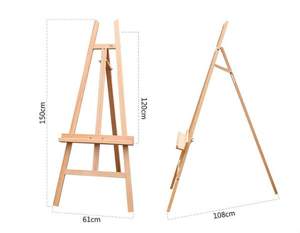 حامل الرسم الخشبي الكلاسيكي  chevalets en boi