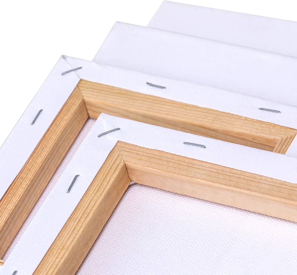 قماش الرسم الاحترافي على إطار خشبي - جاهز للإبداع (جميع المقاسات)