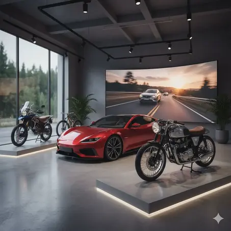 السيارات والدرجات