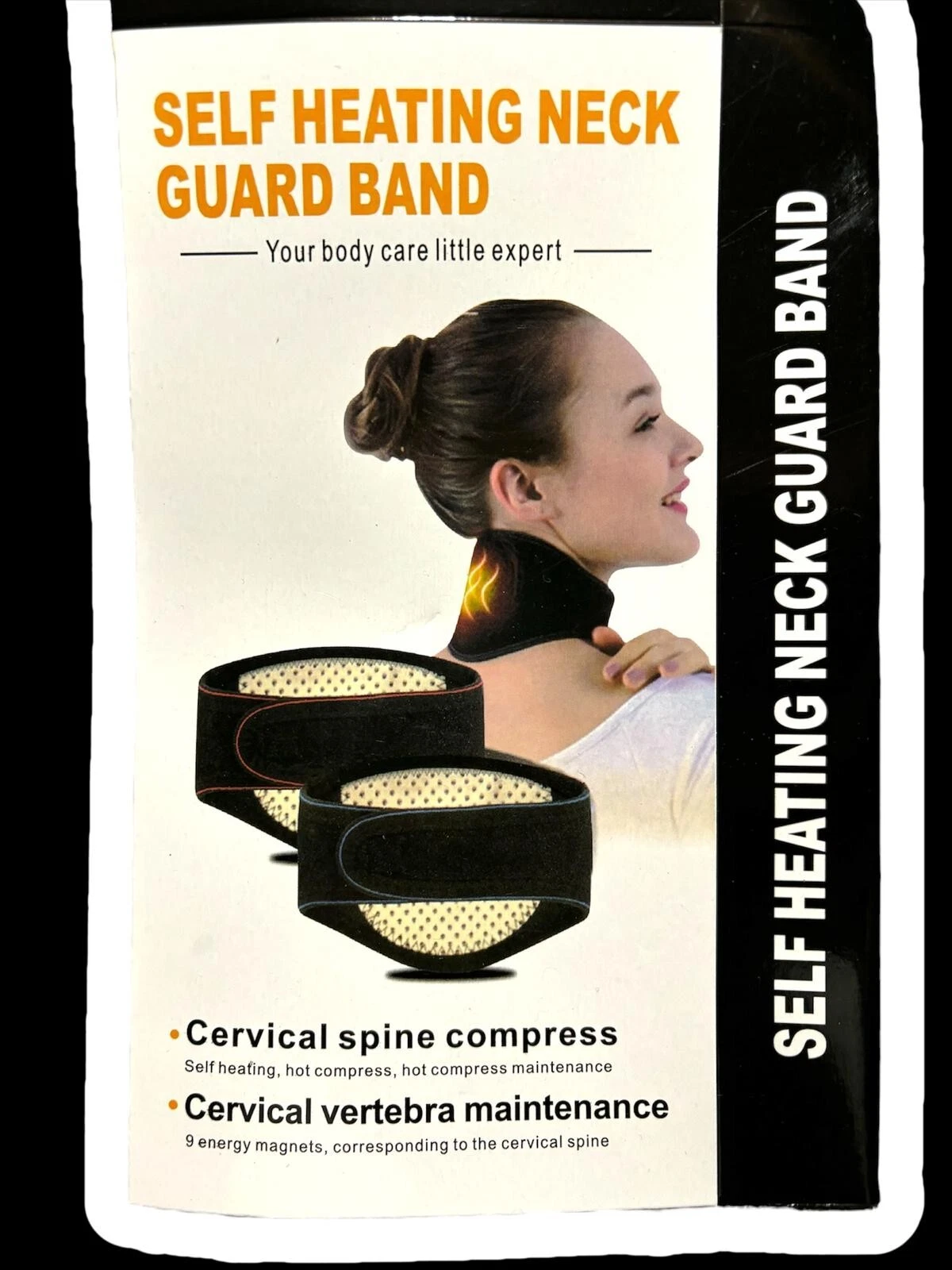 دعامة العنقية لعلاج آلام الرقبة مع حرارة