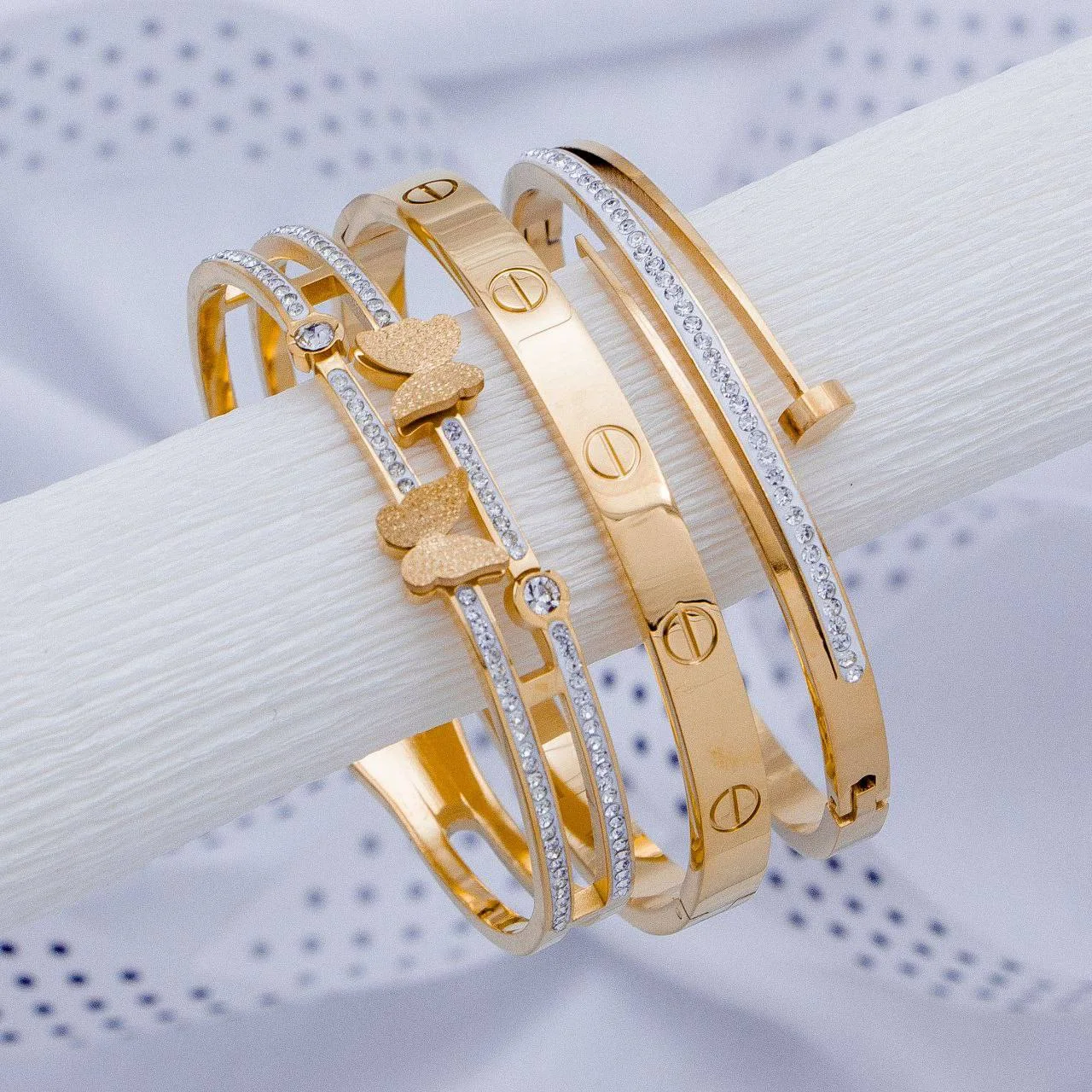 Bracelets Rainurés En Acier Inoxydable 304 En Gros Pour