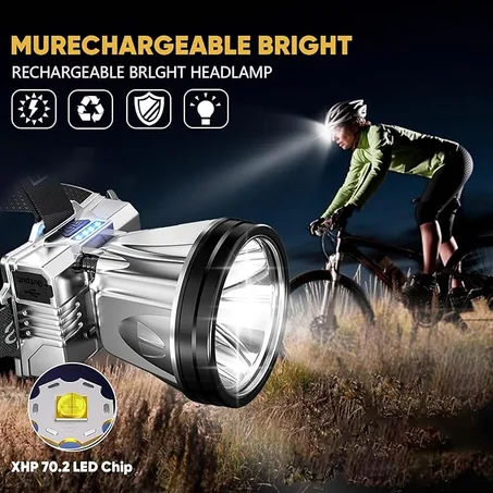 مصباح الرأس قوي الإضائة