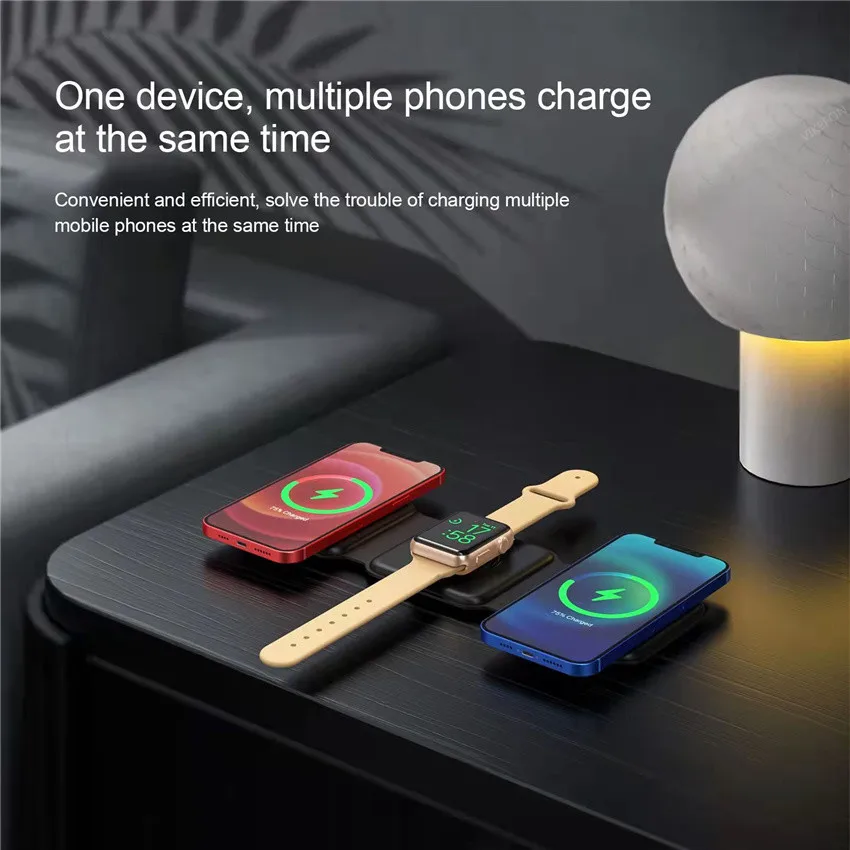 Magnetic Wireless Charger for iPhone & Samsung
